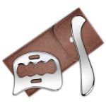 2-IN-1 Stainless Steel Gua Sha Muscle Scraper Tool Myofascial Scraping Tools For Physical Therapy Lymphatic Drainage Massager So