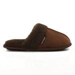 Lunara Mule Slippers - Dark Brown - 8