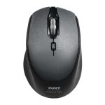 Port Connect Silent 1600DPI 3 Button Wireless Mouse Black