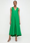 Edit V-neck Maxi Trapeze Dress - Green