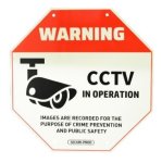 SECURI-PROD Large Luminous Cctv Sign 325 X 325MM