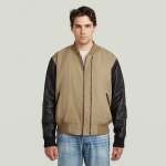 G-star Raw G-star Varsity Leather Safari Jacket - XL Brown