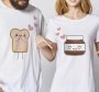 Bread And Nutella Matching Shirts For Couples