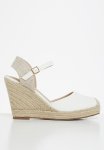 HOOKED1 Espadrille Wedge - White