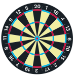 Kids' Roll-up 2-IN-1 Magnetic Dartboard - Magna
