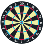 Kids' Roll-up 2-IN-1 Magnetic Dartboard - Magna