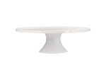 White Basics Diamonds Footed Cake Stand