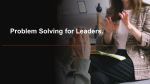 Problem Solving For Leaders.