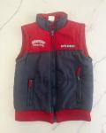 Waga Dude Red And Blue Sleeveless Super Champs Puffer Jacket 5 6Y