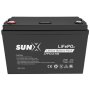 12V 100AH 1.280KWHLIFEPO4 Sunx Lithium Ion Battery SX-12100