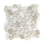 Artens Mosaic Marble Pebble Mix Brown Beige 30.5X30.5