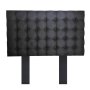 Nu Dekor - Benno Button Headboard - Queen - Charcoal Grey