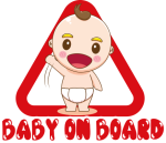 Cool Baby On Board Sticker