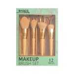 Basics Beauty Makeup Brush Set With Pouch 12PCS