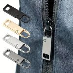 3PCS 5PCS Detachable Zipper Pull Replacement Zipper For Jeans & Backpack Sewing Tools