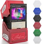 Quiver Time 360 Modular Nexus Deckblock - Durable Stackable Mtg Deck Box For Commander Fits 100+ Cards Stylish 100 Card Deck Box
