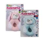 Cooey Plush Baby Rattle - Pink