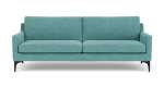 Anna 3-SEATER Couch Olena Aqua - Olena Aqua