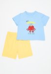 PoP Candy Pj Set - Light Blue & Yellow