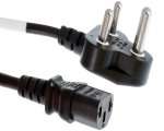 Pow-std-single Iec 3PIN Single Power Cable 1.8M