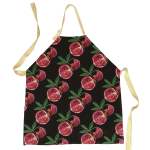 Pomegranates Black Apron