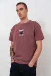 Graphic Oversized T-Shirt - XL Mauve