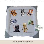 Playmat Star Wars And Friends Grey Playmat