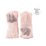 Socks Anti Slip Elephant Pink 6-12M