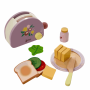 - Pretend & Play - Wooden Toaster Breakfast Set - 13 Pieces