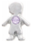 Bcb - Children Birthstone Charms For Floating Locket Boy - June