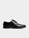 Jet Older Boys Black Leather Genius School Shoes