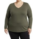 Long Sleeve Olive Tee - 60 Olive