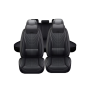 5 Universal Comfortable Leather Car Seat Covers With Memory Foam Headrests