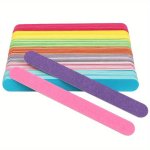 Wooden Nail Files Double-sided Design Perfect Manicure Pedicure & Ultimate Polishing Durable Precise Shaping For Salon And Home