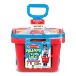 Rolling Grocery Basket Play Set