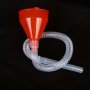 With Hose Funnel Convenient Addition Of Liquid From Any Angle Suitable For Cars Motorcycles For Oil And Water