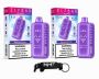 Elf Bar Mmf BC30000 Puffs Disposable Vape - Blackcurrant Grape Pack Of 2