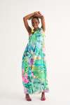 Abby One Shoulder Trapeze Maxi Dress - M