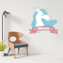 Unicorn Head - Blue
