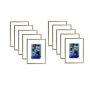 Napoli Frame Pic Size 15X20CM Mountboard 10X15CM- 10 Pack Gold