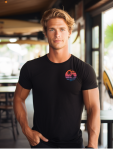 Rip Tee - Vintage Surf Series - Black - Medium
