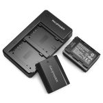 2X 2000MAH Replacement Batteries For Sony NP-FZ100 With Charger Set - Black
