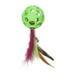 Cataction Feather Ball With Bell