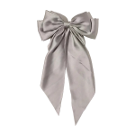 Large Satin Hair Bow Clip
