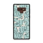 Custom Printed Tpu Cases - Samsung Galaxy Note 9 & 39 Blue Line Face& 39 By