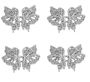 4 Pack Butterfly Waist Tighteners Adjustable Jeans Cinch Buttons For No Sew