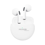 Microlab Wisepods 10 True Wireless Bluetooth 5.0 Earbuds With Built-in Usb-c Charging Port And Lithium Battery Of 30MAH - White