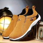 Plus Size Men's Trendy Solid Low Top Hiking Boots With Adjustable Buckle Comfy Non Slip Durable Shoes For Men's Outdoor Activiti