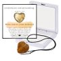 Aura Protection Tigers Eye Heart Gemstone Necklace