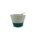 Mia Melange - Medium Planter - Greenery White & Green - 16CM